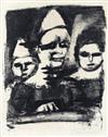 GEORGES ROUAULT Two lithographs from Saltimbanques.